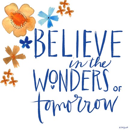 Framed Wonders of Tomorrow Print