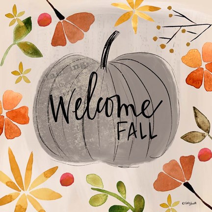 Framed Welcome Fall Print