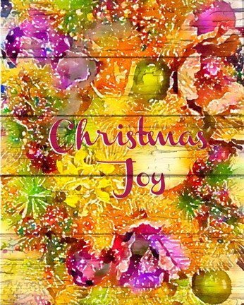 Framed Christmas Joy Print