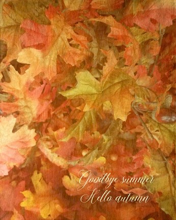 Framed Goodbye Summer Print