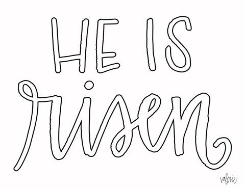 Framed He is Risen Print