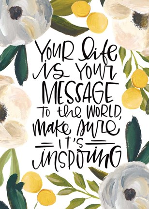 Framed Your Life Print