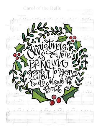 Framed Christmas is Here Print