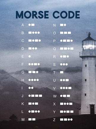 Framed Morse Lighthouse Print