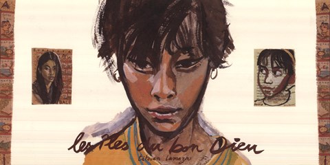 Framed Iles du Bon Dieu Print