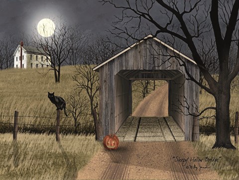 Framed Sleepy Hollow Bridge Print