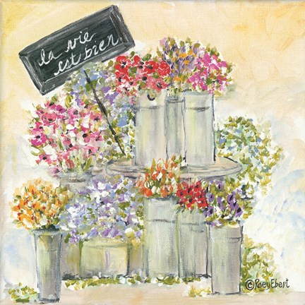 Framed Life is Good Print