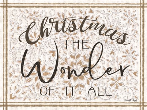 Framed Christmas the Wonder of It All Print
