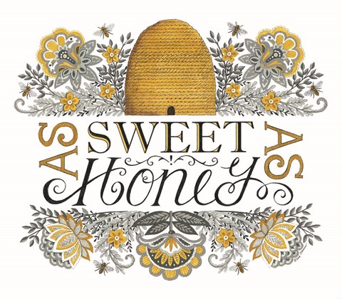 Framed Sweet As Honey Print