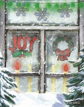 Framed Christmas Joy Print