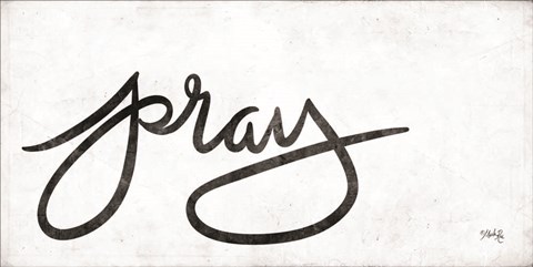 Framed Pray Print