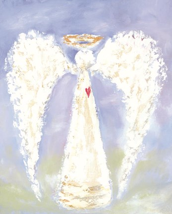Framed Angel to Watch Over You Print