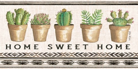 Framed Native Home Sweet Home Print