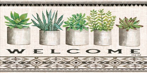 Framed Native Welcome Print