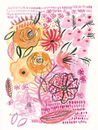 Framed Botanical Splash Print