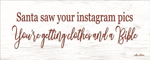 Framed Santa Saw? Print