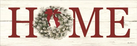 Framed Christmas Home Print