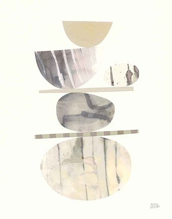 Framed Balance I Neutral Print