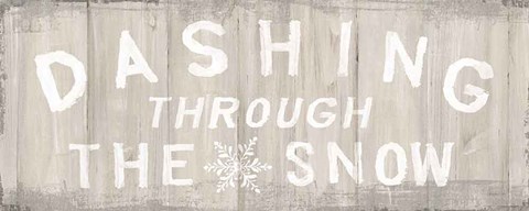 Framed Woodland Holidays Sign I Print