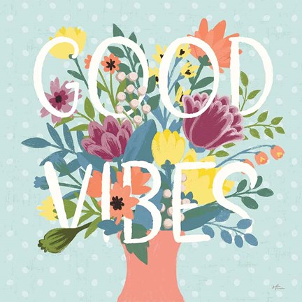 Framed Romantic Luxe XIII Bright Print