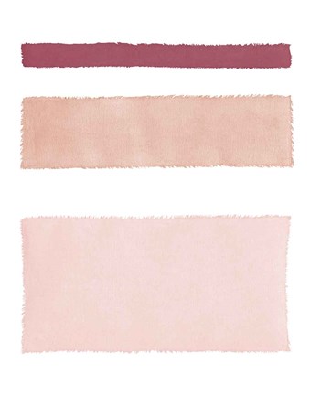 Framed Painted Weaving IV Mesa on White Print