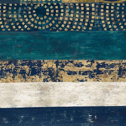 Framed Juxtapose V Metallic Print