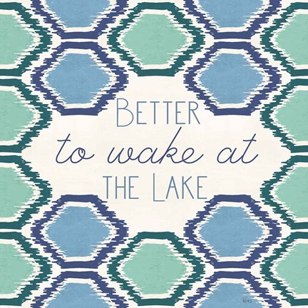 Framed Otomi Lake XVI Print