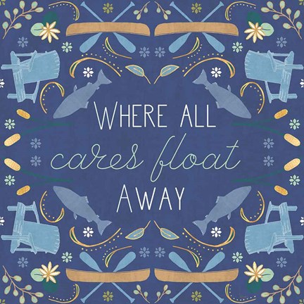 Framed Otomi Lake XIII Print