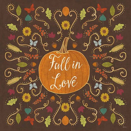 Framed Autumn Otomi VI Print