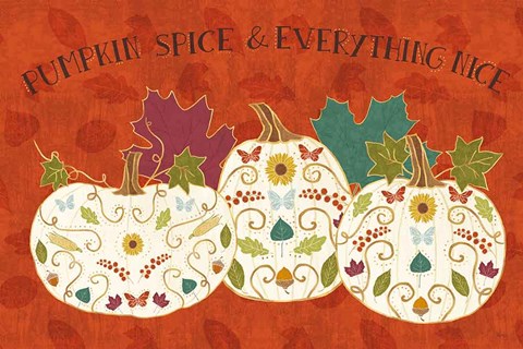 Framed Autumn Otomi I Print