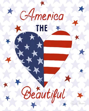 Framed America The Beautiful II Print