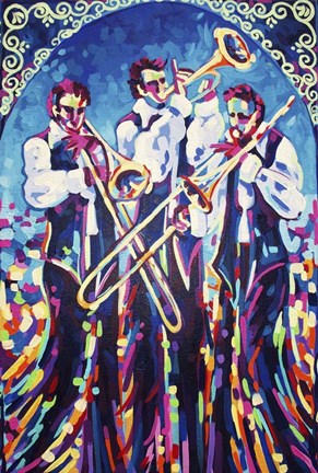 Framed Jazz New Orleans Print