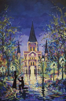 Framed New Orleans Marry Me Print