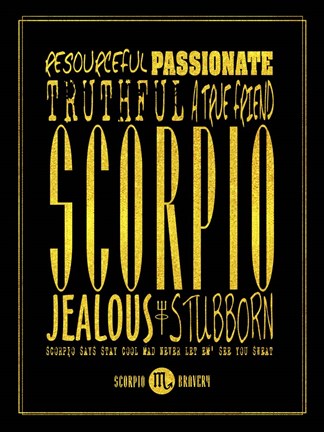 Framed Scorpio Print