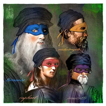 Framed Original Heros Print