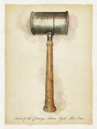 Framed Late 1800s Shot Glass Print