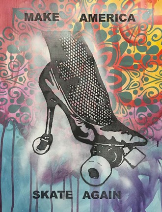 Framed Make America Skate Again Print