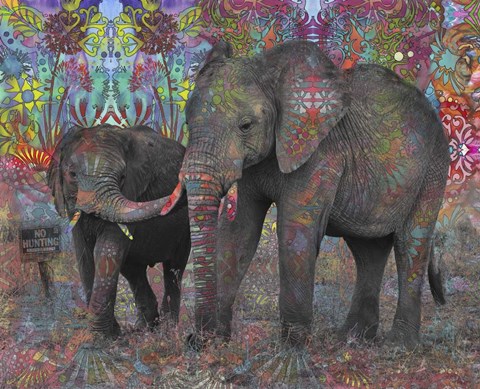 Framed No Hunting Print