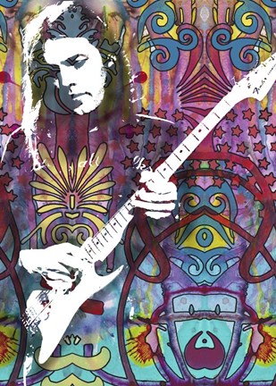 Framed David Gilmour Print