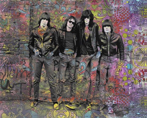 Framed Ramones Print
