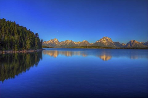 Framed Lake Jackson Print
