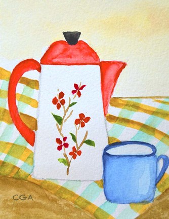 Framed Coffee Time Print