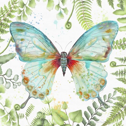 Framed Botanical Butterfly Beauty 2 Print