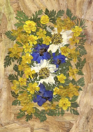 Framed Flower Fantasy 4 Print