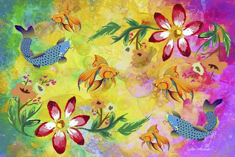 Framed Life And Color Print