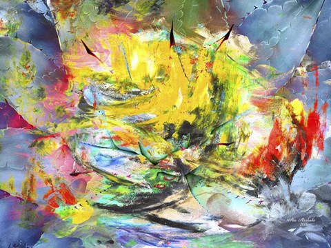 Framed Colorful Feeling Print