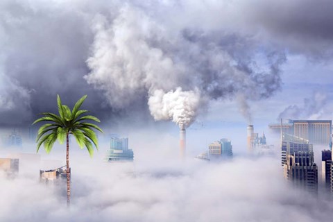 Framed Destruction 2 Print