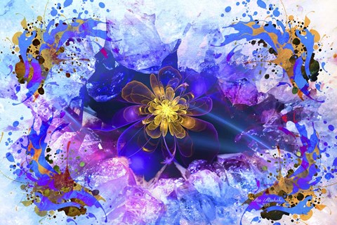 Framed Light And Colors Print