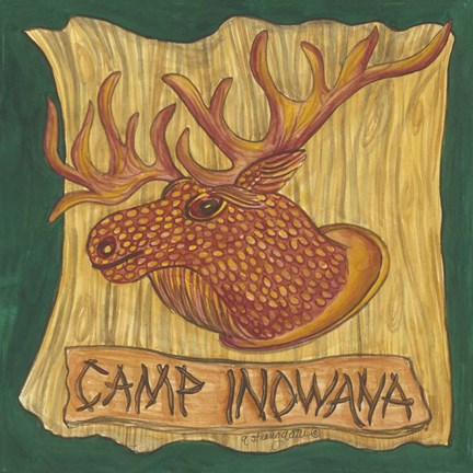 Framed Adirondack Camp Inowana Print