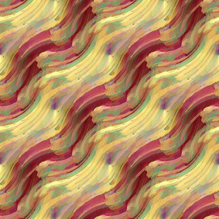 Framed Distant Fire Pattern Print